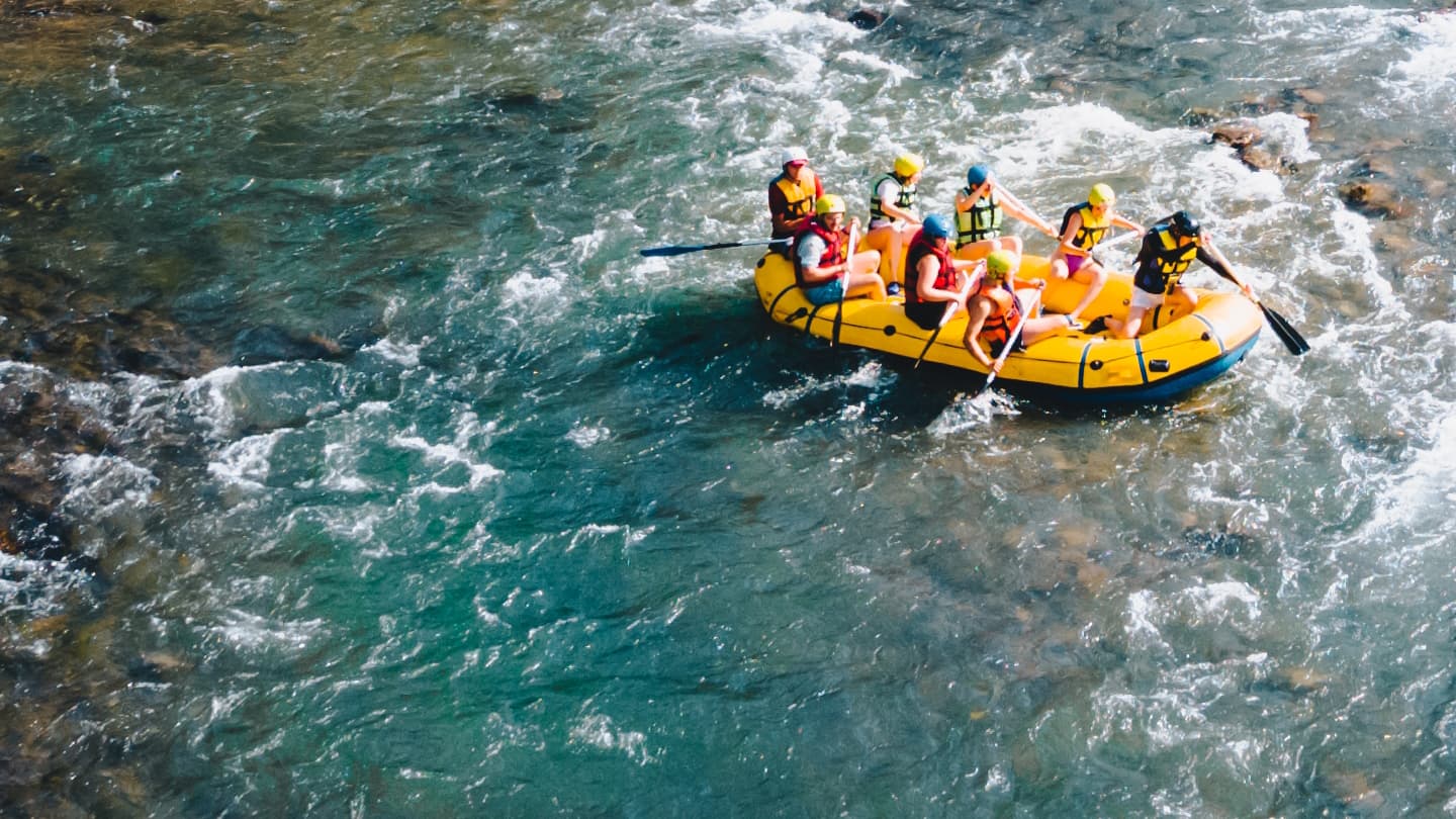 Hit the Rapids and Experience River Rafting Together