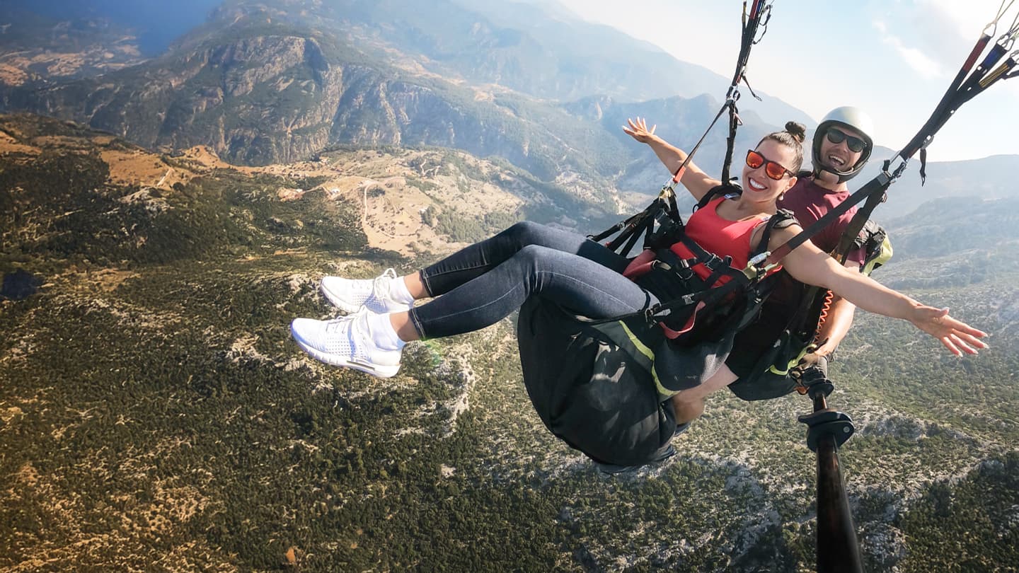 Take to the Sky on a Tandem Paragliding Flight