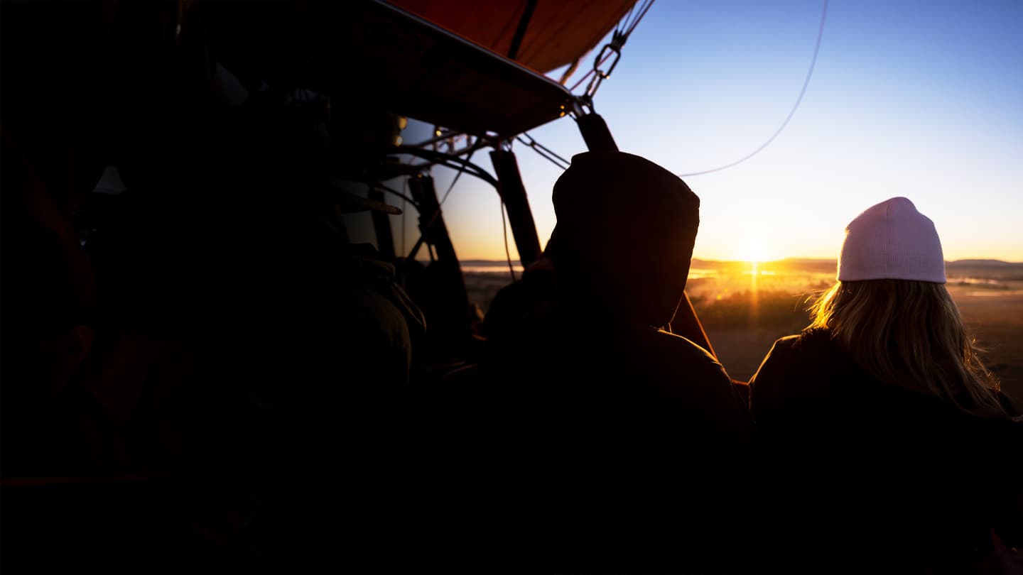 Drift Above the World on a Hot Air Balloon Ride