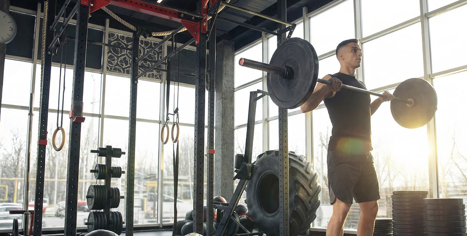 Lifting Lifting – Stronger with the barbell at Domi's FitGarage