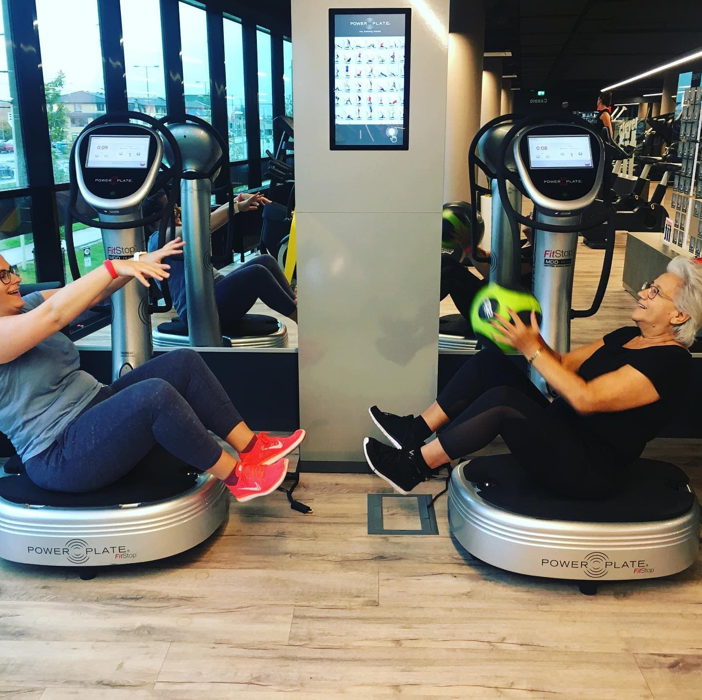 Power Plate Training zu zweit